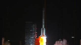 Long March3B launches ZhongXing6E ChinaSat6E [upl. by Bez]