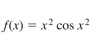 Derivadas de Funciones Trigonométricas fx x2 cosx2 [upl. by Procter479]