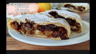 Strudel di mele con pasta sfoglia facile e veloce [upl. by Fridlund]