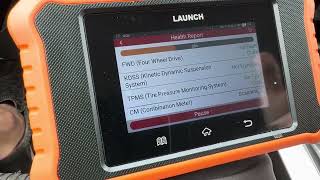 Launch Elite V20T Toyota Scanner Running Health Diagnostics [upl. by Nallaf51]