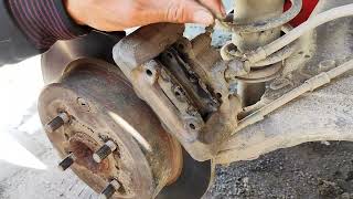 How to Fix Rear Wheel Brake Noise Easy DIY Solution RearWheelBrakeNoiseFix [upl. by Virgy]