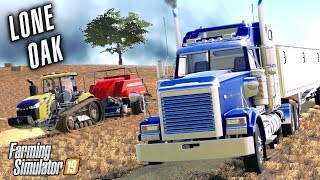 WELCOME TO LONE OAK FARM  Farming Simulator 19  USA MAP [upl. by Pooh537]