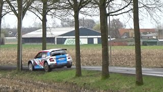 Short Rally van Moorslede 2024  SS5 Moorslede 3  all cars at the start  passage raw footage [upl. by Suhcnip]