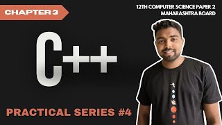 4 C Practical Series  12th Computer Science Maharashtra Board [upl. by Kenwrick]