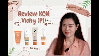 Review tất tần tật kem chống nắng Vichy phần 1  One Brand Sunscreen Review [upl. by Baxie]