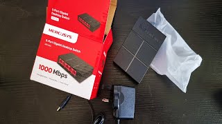 Mercusys Gigabit Ethernet Switch  Unboxing [upl. by Otila]