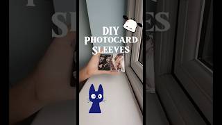 Diy Photocard Sleeves 🖤 kpop craft diy photocard shorts straykids kpopdiy [upl. by Doolittle]