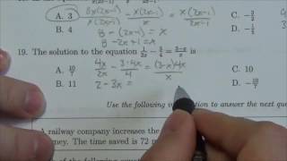 Math 302 Rationals Review MC19 [upl. by Kokoruda]