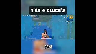 1 VS 4 PUBG LITE CLUCHS 💀 pubglite shorts [upl. by Christiano46]