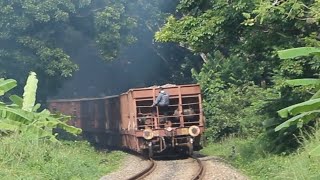 2in1 ALCo Twins Madurai punalur express and GOC ALCo hauled BOBYN freight Kollam sengottai Route [upl. by Grati]