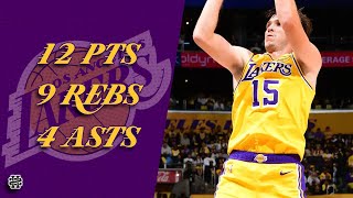 Austin Reaves 12 pts 9 rebs 4 asts vs Wolves 2425 season [upl. by Nirrad]