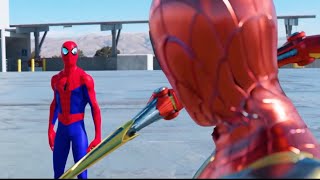 SPIDERMAN BATTLE FULL FIGHT  FFH vs SPIDERVERSE vs IRON SPIDER vs RAIMI amp MORE [upl. by Ysdnyl705]