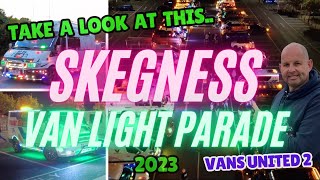 Skegness Van Light Up ParadeExperience the Magic  with Van United 2 and friends all for charity [upl. by Harday]