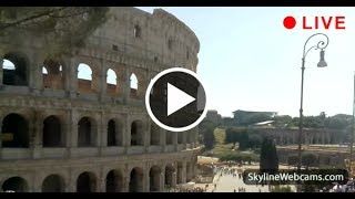 Live Webcam from the Colosseum in Rome [upl. by Evanne]