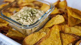 RESTAURANT STYLE AIR FRIED TORTILLA CHIPS [upl. by Miksen214]