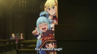 Konosuba 2 OVA  Aqua Laughing 2 ft Darkness and Megumin [upl. by Placida]