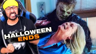 HALLOWEEN ENDS TRAILER REACTION Michael Myers  Jamie Lee Curtis  Blumhouse [upl. by Glover489]