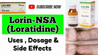 Lorin NSA 10mg  Loratadine Syrup Uses In Urdu  Anti Allergic Drugs  Skin Rashes Treatment [upl. by Blythe]