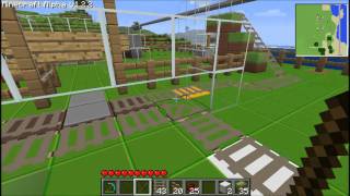 PL Minecraft  stacja kolejowa na serwerze multiplayer [upl. by Nelleus]