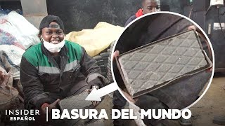 Joven inventora crea ladrillos con residuos de plástico  Basura del mundo [upl. by Schlessinger]