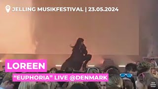 Loreen  quotEuphoriaquot LIVE Jelling Musikfestival Denmark  23052024 [upl. by Englis346]