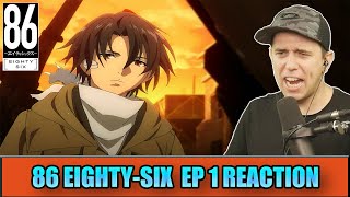 86 EightySix Episode 1 REACTION  FIRST TIME WATCHING [upl. by Zetnauq289]