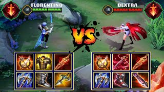 FLORENTINO vs DEXTRA  FULL BUILD FIGHT  Liên Quân MobileAOVROV [upl. by God]