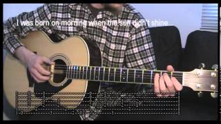 How To Play Merle Travis  Sixteen Tonsoriginal 1946 recording [upl. by Ahseina116]