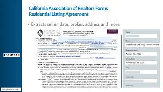 Formtran Vantage Document Skill California Association of Realtors Forms [upl. by Emolas]