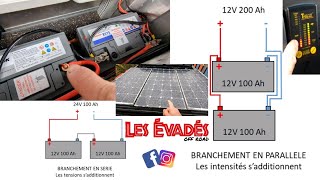 🪫Batteries 12 volt en parallèle pour plus de capacité 35 [upl. by Jaynell]