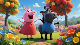 Peppa Pig Tales 📹 A Day in the Life With Delphine 🫏 BRAND NEW Peppa Pig Episodes [upl. by Soinski]