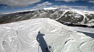 Skiing quotThe Spinequot Arapahoe Basin Ski Area Colorado [upl. by Willis47]