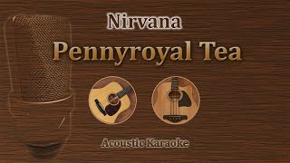 Pennyroyal Tea  Nirvana Acoustic Karaoke [upl. by Calvin715]