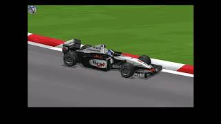 Microprose Grand Prix 2  Hakkinen Suzuka 1998 [upl. by Nordin]