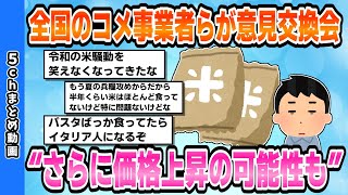 【2chまとめスレ】全国のコメ事業者らが意見交換会“さらに価格上昇の可能性も”【2ちゃんねる】 [upl. by Albertson]