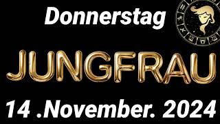 Horoskop Jungfrau und Tarot Donnerstag 14 November 2024 [upl. by Blackstock687]