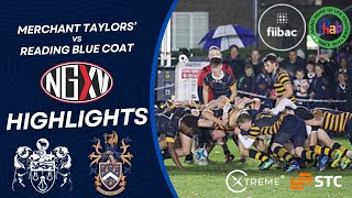 HIGHLIGHTS MERCHANT TAYLORS V READING BLUE COAT  SCHOOLS RUGBY [upl. by Leirrad]