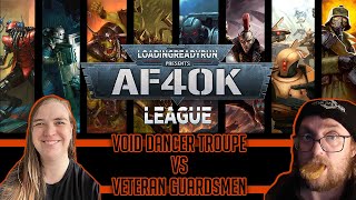 Kill Team League  Void Dancer Troupe VS Veteran Guardsmen  Week 3 [upl. by Agathy]