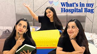 Whats in my Hospital Bag 👶🏻🤰🏻 Packing  Baby and Mom essentials  Pregnancy Malavika Krishnadas [upl. by Aubert]