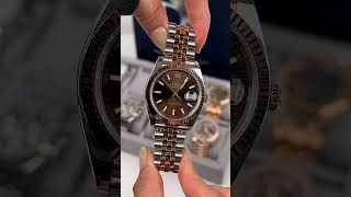 2023 Release Rolex Datejust 36 Chocolate dial TwoTone Steel and 18k Everose gold Watch 126231 [upl. by Atiner547]