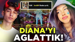 DİANAYA TARİHİ KIŞKIRTMA HIÇKIRARAK AĞLADI 😲  Pubg Mobile Troll [upl. by Luthanen]