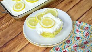 Cream Cheese Lemonade Poke Cake [upl. by Ivory]