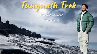 Tungnath Trek Uttarakhand Chandrashila summit Snow fall tungnath [upl. by Robinet]