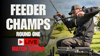 Lindholme Lakes Live Match Fishing  2024 Feeder Champs Round One [upl. by Brodie299]