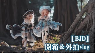 【BJD】沒事不要拍雙子，好難！｜娃衣開箱＆外拍vlog｜｜淺藍色的星願｜ [upl. by Siednarb]