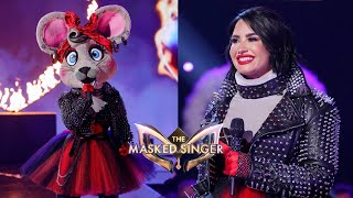 The Masked Singer  Demi Lovato  Performances and Reveal [upl. by Yenhoj]