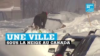 Canada  blizzard historique à SaintJean de TerreNeuve [upl. by Rotciv58]