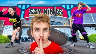 SNEAKING into Chad Wild Clay SPY NINJAS Theme Park [upl. by Leinoto]