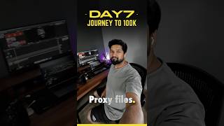 Day 7  On Camera Proxy Files 🖥️ Journey to 100k ✨minivlogshorts [upl. by Ainex]