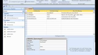 DB04UE04 Datenbanken mit MS Access LE04 Relationales Modell Teil04 Tabelle Kunden [upl. by Nede]